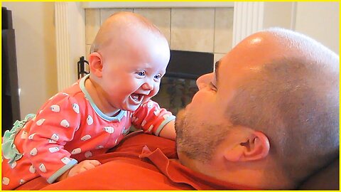 MUST WATCH Hilarious & Sweet Moments of Babies and Dad __ Funny Angels