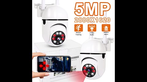 Outdoor 5MP Surveillance Camera CCTV IP Wifi Camera