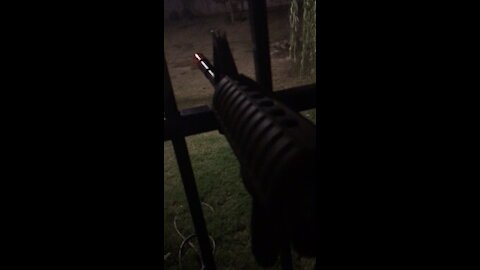 Night fire training with airsoft