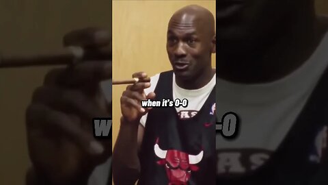 Michael Jordan smoking a cigar in the locker room! 🔥 #michaeljordan #shorts #cigar