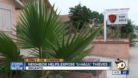 Curious Encanto neighbor helps expose 'U-Haul' thieves