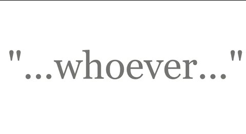 "...that whoever believes in..."--The Good News 2