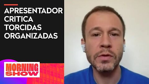 Tiago Leifert gera polêmica ao comentar morte de torcedora; assista entrevista no Morning Show