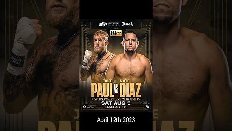 JAKE PAUL vs NATE DIAZ! & I called it once again...