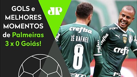 LÍDER IMPARÁVEL COM GOLAÇO ABSURDO! PALMEIRAS 3 X 0 GOIÁS | MELHORES MOMENTOS | BRASILEIRÃO 2022