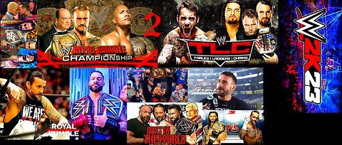 WWE 2K23 : CM PUNK VS. The World ✖ 🏆✊🏻⚡ ⚡ ✊🏻❌❌🍕 🆚 🦆🛡🐺☝🏽🏆👠🔥🌎2️⃣ (PS5🎮)