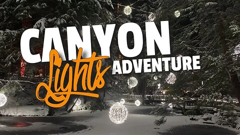 Forest Winter Adventure: Canyon Lights At Capilano Suspension Bridge, Vancouver