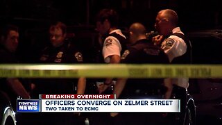 Buffalo police converge on Zelmer Street, two transported to ECMC