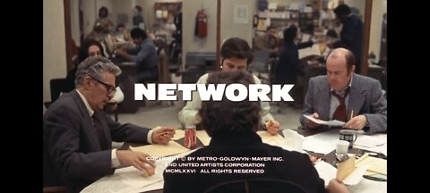 NWO, CINEMA: Film "Network" (Quinto potere) 1976, Mass Media Giornalisti TV Fake News propaganda