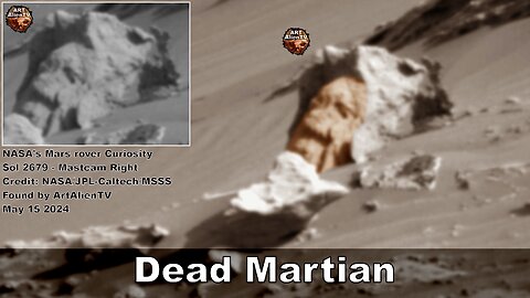 Dead Martian Found by Ruined Structures. ArtAlienTV