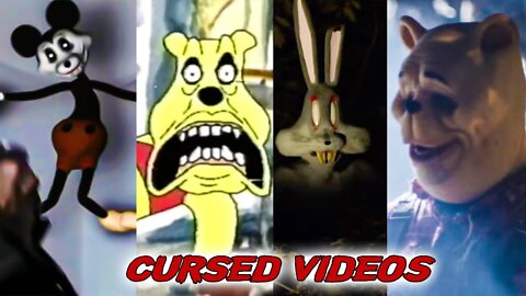 BUGS BUNNY & WINNIEH THE POOH & MICKEY MOUSE SHORT HORROR FILM (Bad Bunny & Creepy Mouse)