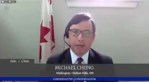 Canada´s MP Michael Chong throws hard questions at health minister (collaboration with Chinese CCP)