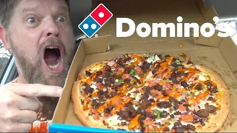 Domino’s New Plant Based Taco Fiesta Pizza Mukbang