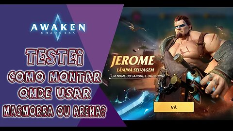 GEROME / TESTADO E APROVADO / ONDE ELE SAI MELHOR