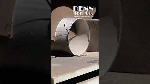 Test cutting inconel tubing with abrasive cutoff saw