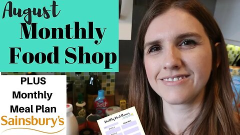 AUGUST FAMILY GROCERY HAUL UK 2018 ¦ SAINSBURYS ¦ BUDGET GROCERY HAUL FOR FAMILY OF 4