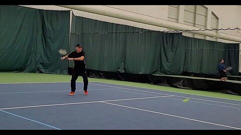 Tennis Elbow Update Hitting Forehands and Backhands with Prince Racket