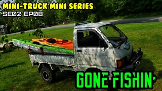 Mini-Truck (SE02 EP08) “Gone fishing”, Fishing kayaking on Housatonic river. Perch Bass Sonnys