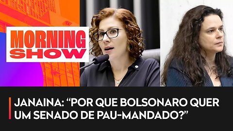 "Por que Bolsonaro quer Senado de pau mandado" DISCUSSÃO entre Janaina Paschoal e Zambelli