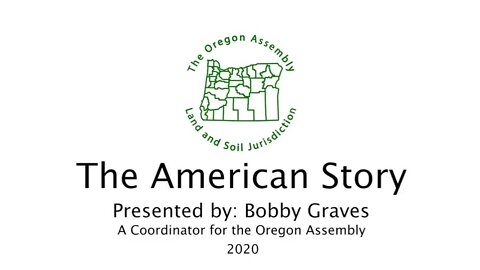 THE AMERICAN STORY - A HISTORICAL PRESENTATION GIVEN BY BOBBY GRAVES