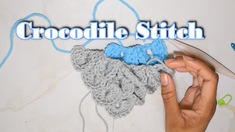 How to Crochet the Crocodile Stitch