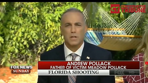 Father of Parkland Victim Unleashses Brutal Attack on Mainstream Media "Today It's Not About Guns"