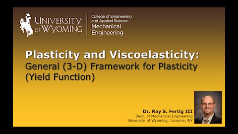 General (3-D) Framework for Plasticity