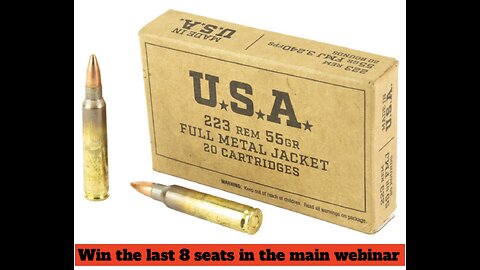 Winchester - 223 Remington - 55 Grain FMJ - 1000 ROUNDS MINI #3 FOR THE LAST 8 SEATS IN THE MAIN