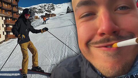 DIRK VOOR DE EERSTE KEER SKIEËN (VAL THORENS)