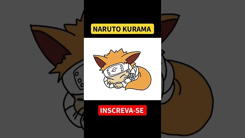 COMO DESENHAR NARUTO KURAMA #shorts #naruto #kurama