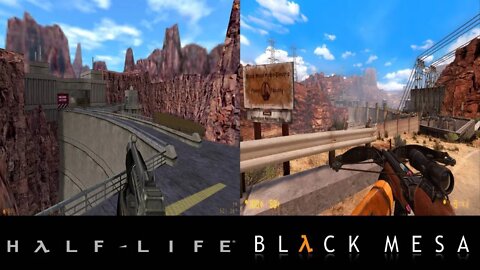 Half-Life Vs Black Mesa (Surface Tension Part 1)