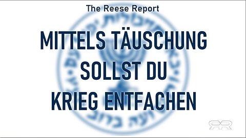 Antisemitismus und der Ursprung der Hassrede (The Reese Report, Deutsch)🙈