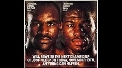 Evander Holyfield vs Riddick Bowe I November 13 ,1992