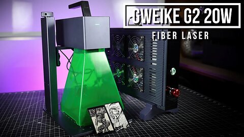 Laser Cut & Engrave Metals - Gweike G2 20W Fiber Laser - Kickstarter 2023