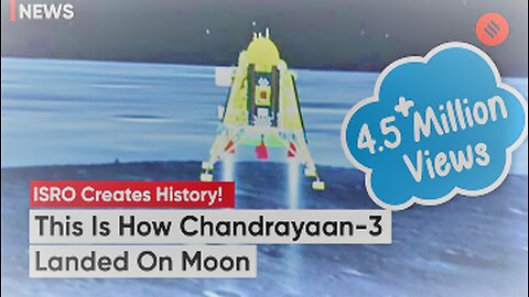 Chandrayaan 3 Lander Makes A Successful And Safe Soft Landing | ISRO Chandrayaan 3 Landing