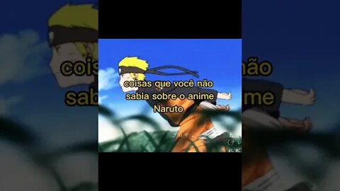 coisas que você não sabia sobre o anime Naruto #anime #shorts