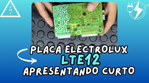 conserto placa lte12 apresentando curto