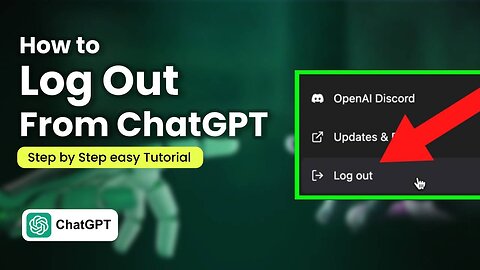 🔒✨ How to Log Out from ChatGPT🚀👋