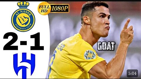 Cristiano Ronaldo Clutch Goal For Al Nassr 12/08/2023 | HD