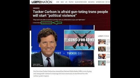 Nashville Shooting Update: Tucker Carlson Says TRANSGENDERISM Is ‘ENEMY OF CHRISTIANITY’