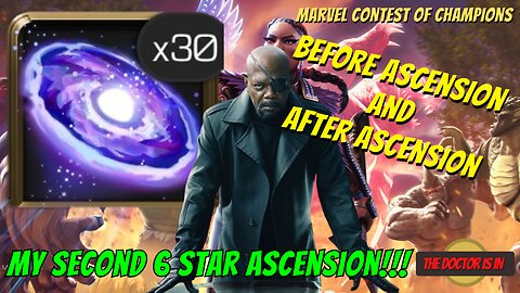 MCOC Ascension What Is Nick Fury Like Before and After Ascension???