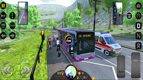 Bus Simulator 2023 - New Generation City Bus - Highway Pick & Drop Passenger