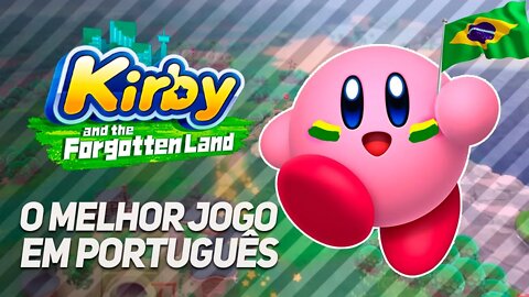 O MELHOR JOGO DO ANO AGORA EM PORTUGUÊS! Kirby and the Forgotten Land no Emulador de Switch