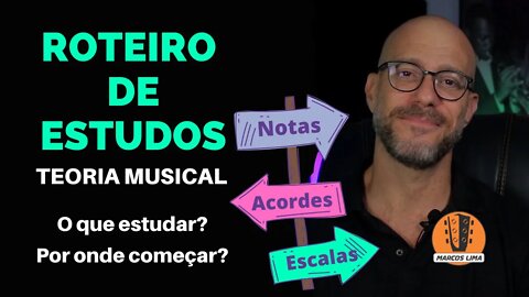 [Guia Básico] Veja o Roteiro de Estudos de teoria musical que todo violonista deveria conhecer.