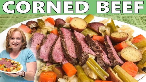 CORNED BEEF BRISKET AND CABBAGE RECIPE | DUTCH OVEN COOKING | COOK WITH ME CORNED BEEF