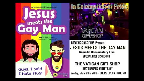 JESUS AT THE VATICAN - Commercial - Jesus Meets The Gay Man - Toronto Pride Event