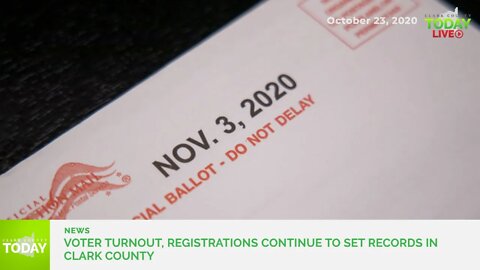 Voter turnout, registrations continue to set records in Clark County