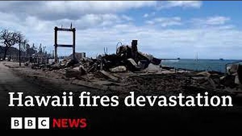 Hawaii fires death toll on Maui island rises - BBC News