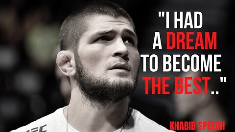 KHABIB NUMAGOMEDOV’S Speech will make you Speechless | KHABIB NUMAGOMEDOV’S Motivational Speech