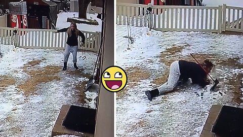 Kids Caught MoM Falling On Camera